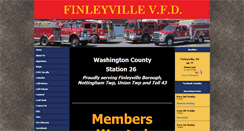 Desktop Screenshot of finleyvillevfd.org